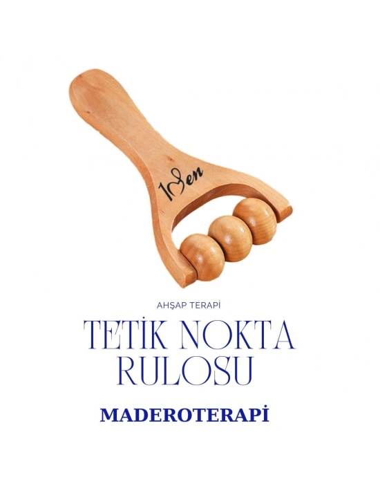Venüs Maderoterapi 3lu Set Ahşap Masaj Aleti