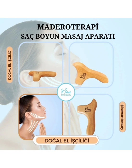 Venüs Maderoterapi Yüz Boyun Masaj Aleti 2 li set