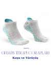 Gümüş Terapi Çorapları / Koşu & Yürüyüş (Yeşil)