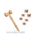 1Sen Art & Beauty 4 lü Işıltı Seti -(Hint yağı -Göz Çevresi Soğutucu Masaj Aleti – Ahşap Masaj Aleti -Sedef Kaşık) Şişlik, Morluk ve İnce Çizgi Karşıtı Metal Roller