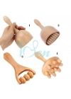 Maderoterapi 8’li Ana Set | Selülit Giderici El Yapımı Ahşap Vücut Masaj Seti