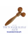 Maderoterapi Ahşap Yüz Yogası Masaj Aleti | El Yapımı, Doğal Cilt Şekillendirici Roller