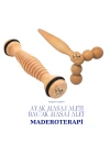 Maderoterapi  Ayak Roller – Ayak Altı, Baldır 2 li set Masaj Aleti
