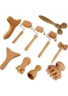 Maderoterapi Face Kit – Ahşap 10’lu Yüz Masaj Aleti Seti