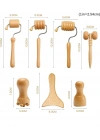 Maderoterapi Face Kit – Ahşap 10’lu Yüz Masaj Aleti Seti