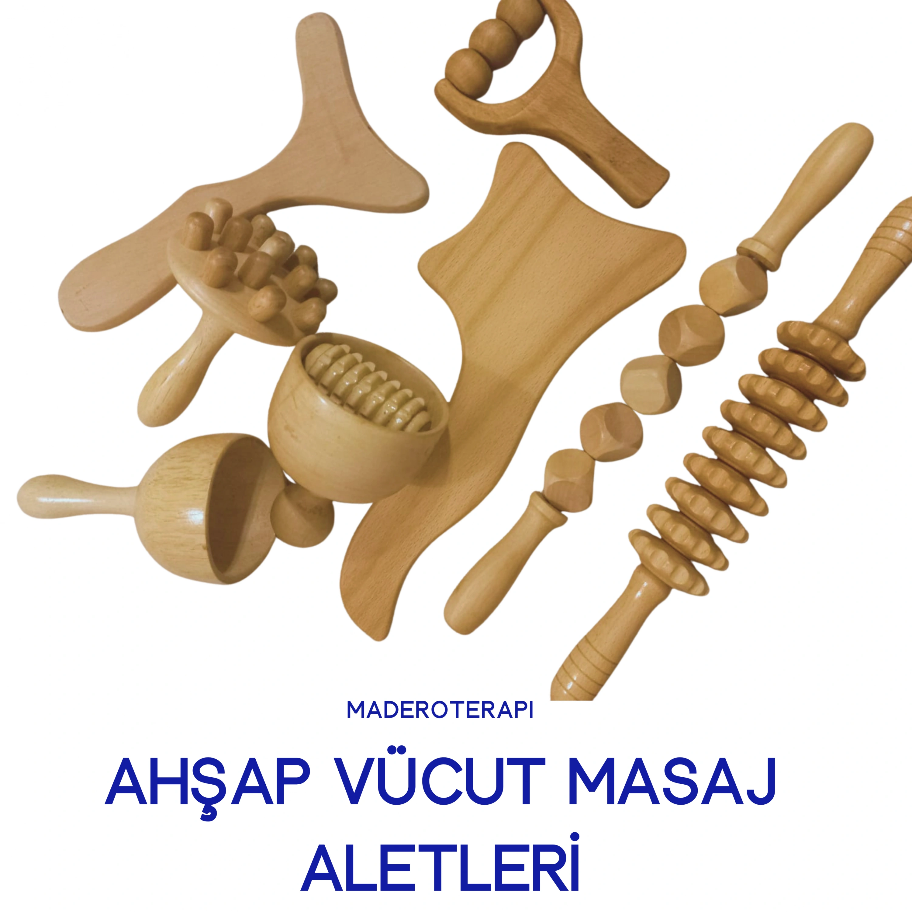 Maderoterapi Ahşap Vücut Aletleri
