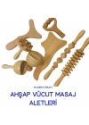 Maderoterapi 8’li Ana Set | Selülit Giderici El Yapımı Ahşap Vücut Masaj Seti