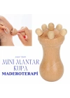Maderoterapi Mini Mantar Kupa & Mini Kupa |  İkili Set Yüz El Ayak Ahşap Masaj Aleti