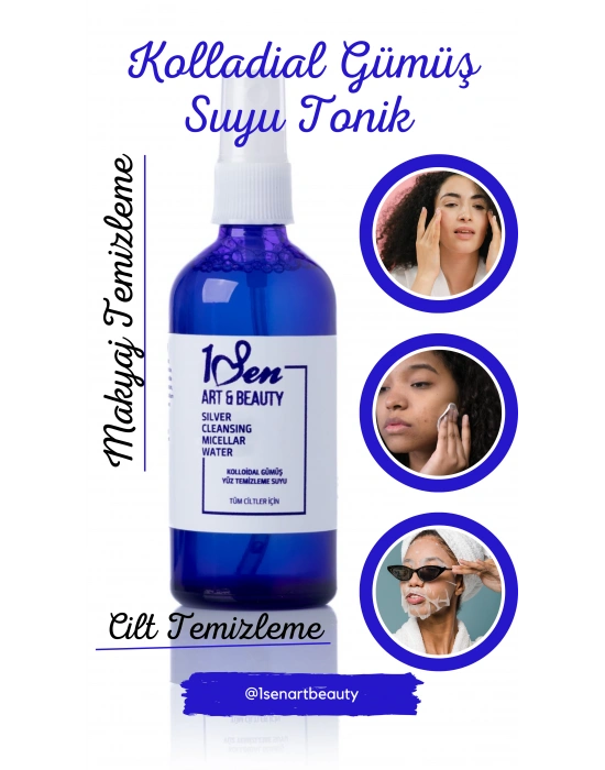 Kolloidal Gümüş Suyu Micellar Yüz Temizleme Toniği