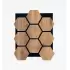 Hexagon Akustik Altıgen Duvar Paneli Çam - 65cmx80cm