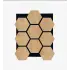 Hexagon Akustik Altıgen Duvar Paneli Meşe 65cmx80cm