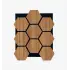 Hexagon Akustik Altıgen Duvar Paneli Teak- 65cmx80cm