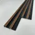 Siyah Teak Polimer Lambri Duvar ve Tavan Paneli - 18mm