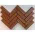Teak Mozaik Akustik Duvar Paneli 56cmx76cm