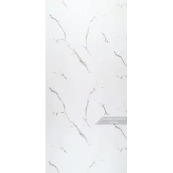 Callacatta White Mermer Desenli Pvc Duvar Paneli 122cmx244cm