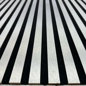 Gümüş Keçeli Slim Duvar Kaplama Paneli 100cmx280cm