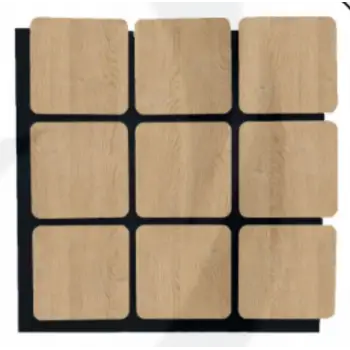 Kare Akustik Altıgen Duvar Paneli Karina 60cmx60cm