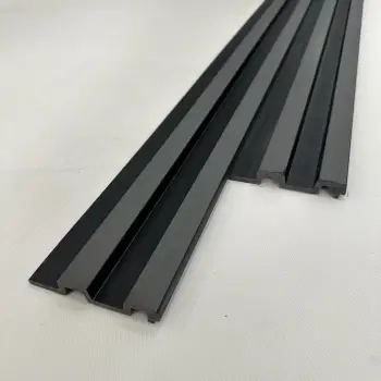 Siyah Antrasit Polimer Lambri Duvar ve Tavan Paneli - 18mm