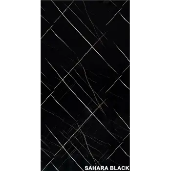Sahara BlackMermer Desenli Pvc Duvar Paneli 122cmx244cm