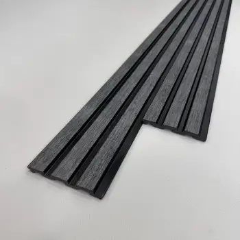 Kırçıllı Gri Polimer Lambri Duvar ve Tavan Paneli - 12mm