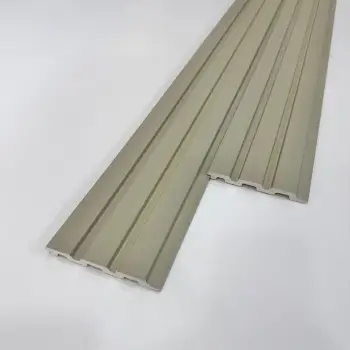 Soft Gri Polimer Lambri Duvar ve Tavan Paneli - 12mm