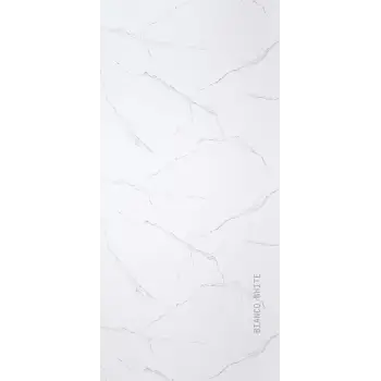 Bianco White Mermer Desenli Pvc Duvar Paneli 1220x2440x2.2