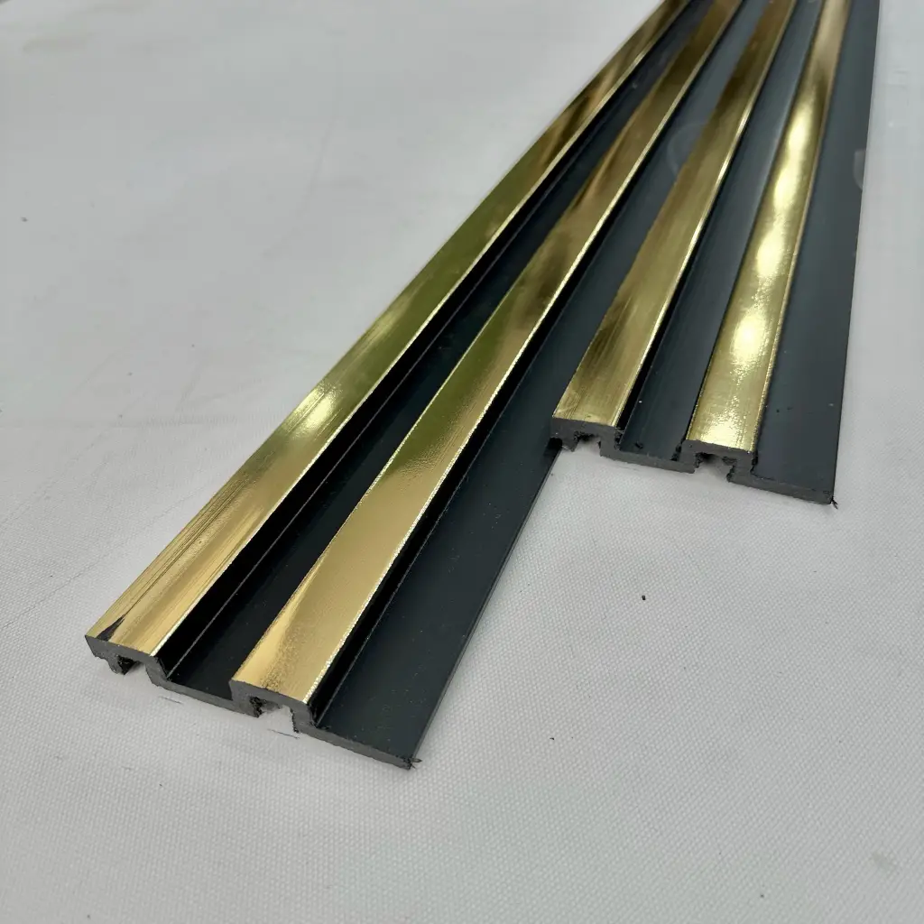 Parlak Gold Polimer Duvar ve Tavan Paneli - 18mm