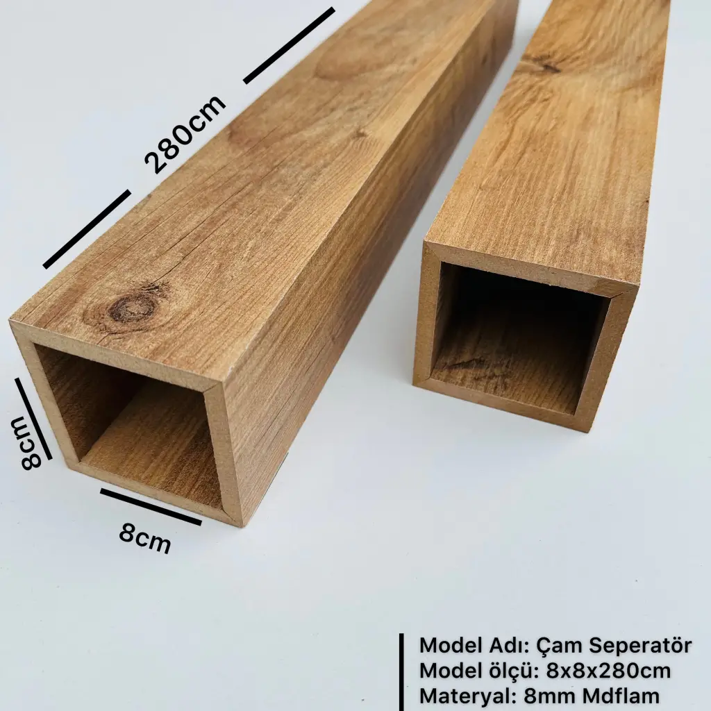Çam Seperatör Bölme Profili 8cmx8cmx280cm