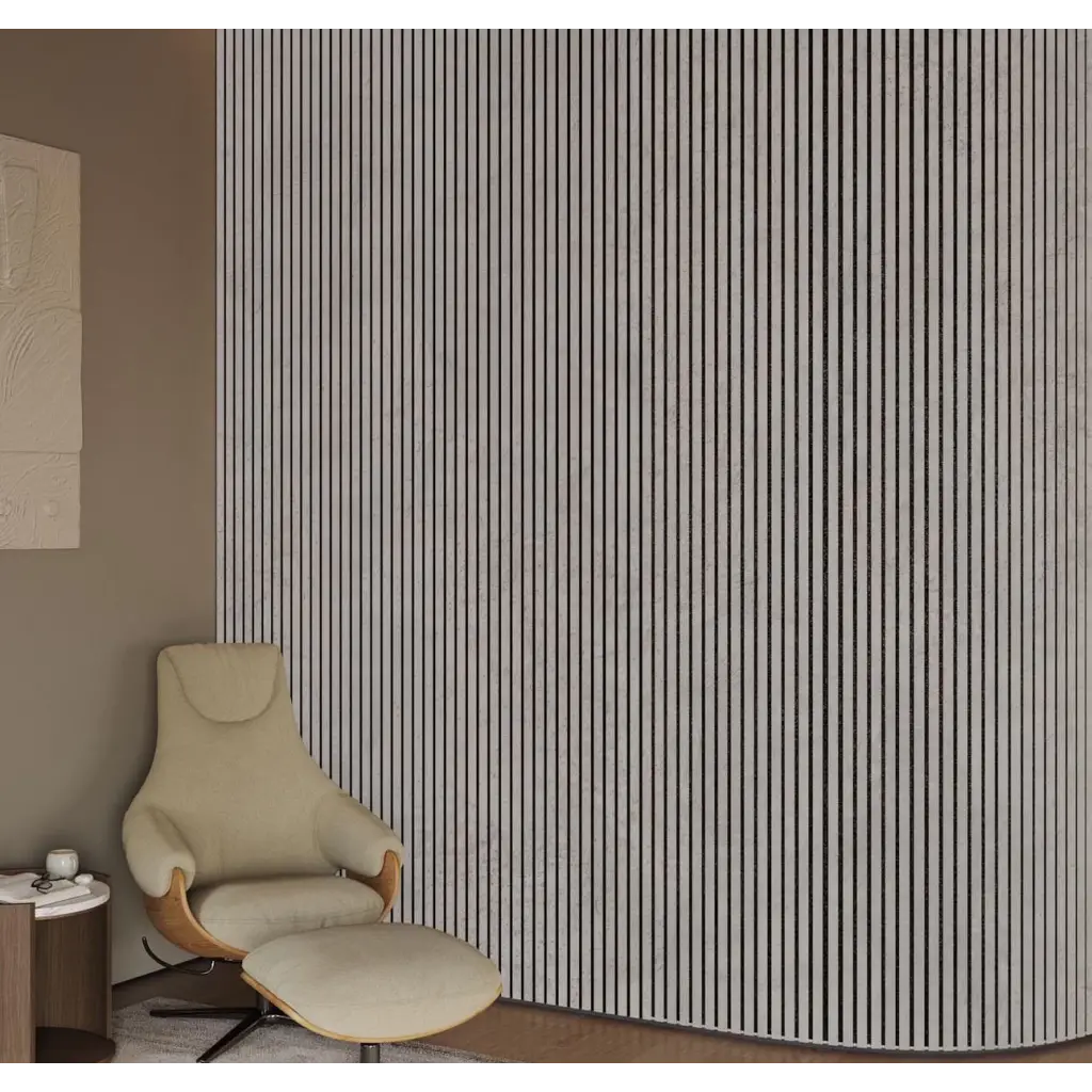 Beton Gri Slim Duvar Kaplama Paneli 60cmx275cm