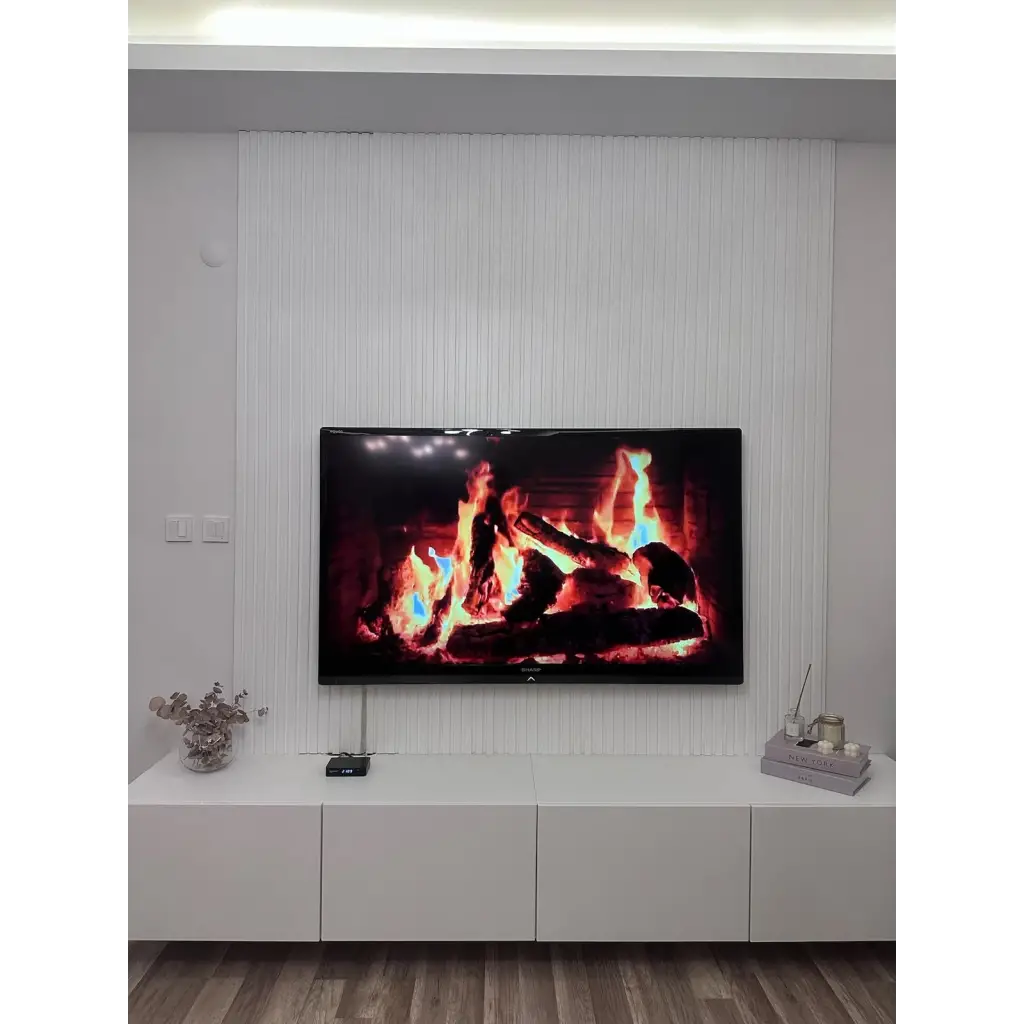 Beyaz Mdf Lambri Duvar Paneli 25cmx280cm