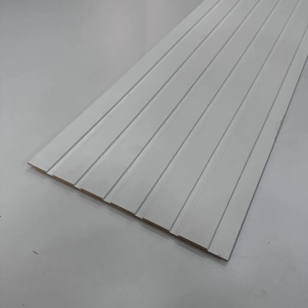 Beyaz Mdf Lambri Duvar Paneli 25cmx280cm