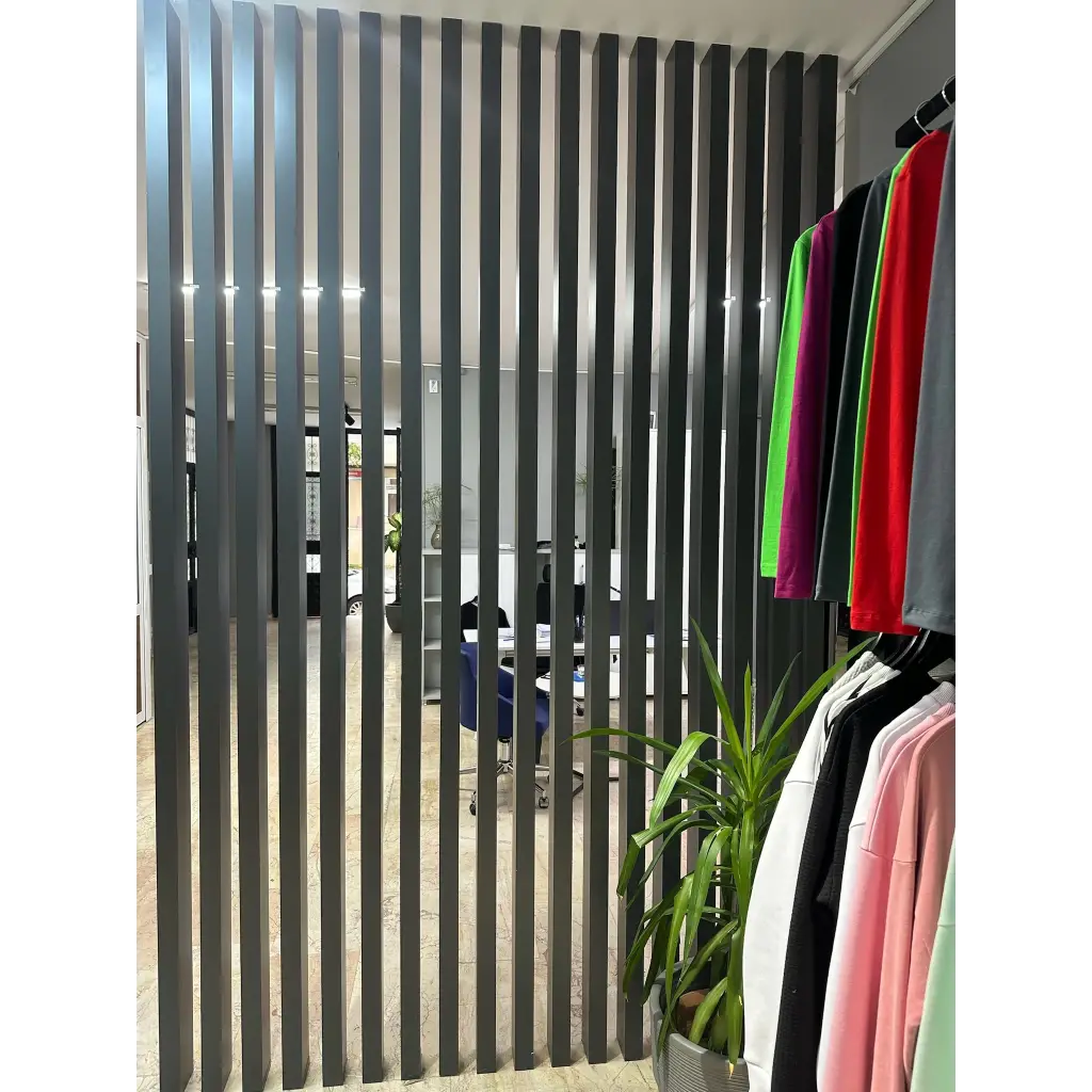 Antrasit Seperatör Bölme Profili 5cmx8cmx280cm