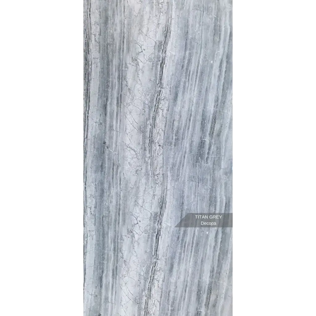Titan Grey Mermer Desenli Pvc Duvar Paneli 122cmx244cm