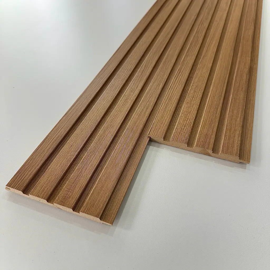 Dokulu Teak Mdf Lambri Duvar Paneli 15cmx280cm