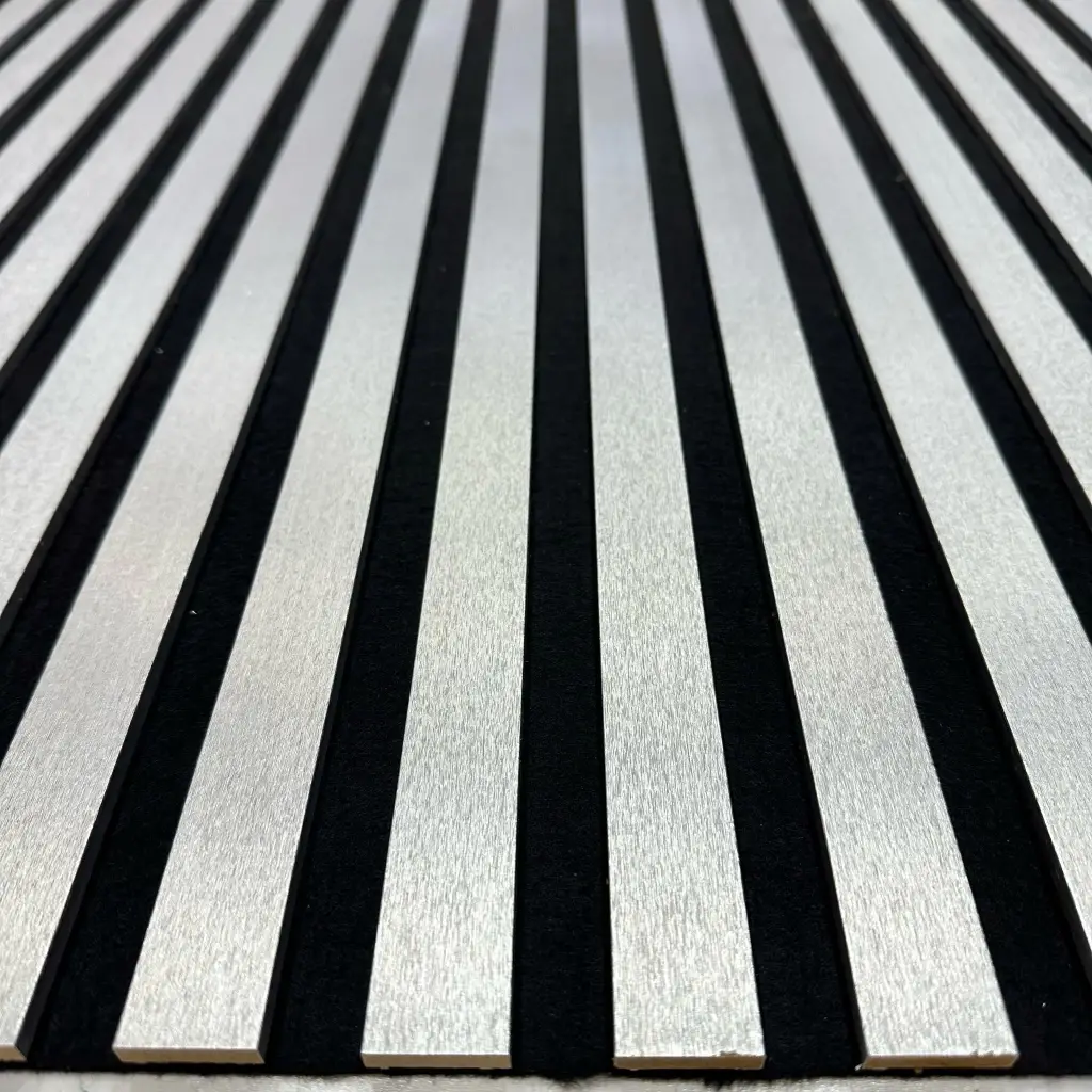 Gümüş Keçeli Slim Duvar Kaplama Paneli 100cmx280cm