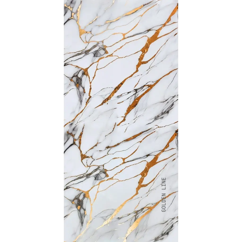 Golden Line Mermer Desenli Pvc Duvar Paneli 1220x2440x2.2