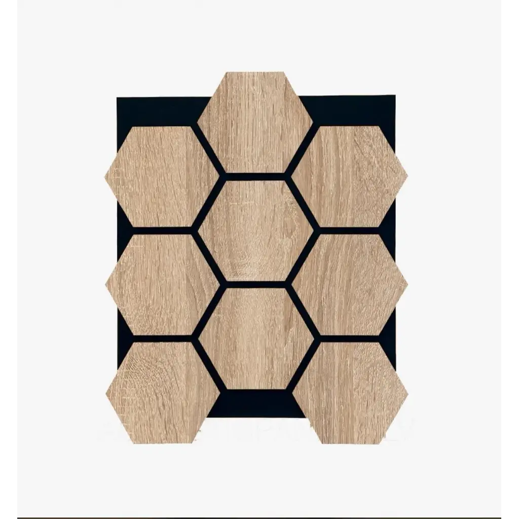 Hexagon Akustik Altıgen Duvar Paneli Sonoma - 65cmx80cm