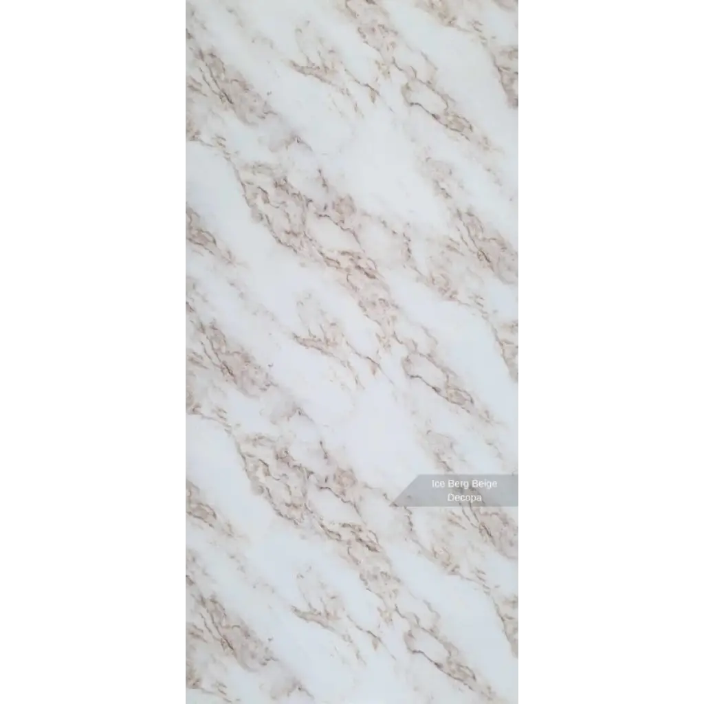 Ice Berg Beige Mermer Desenli Pvc Duvar Paneli 122cmx244cm