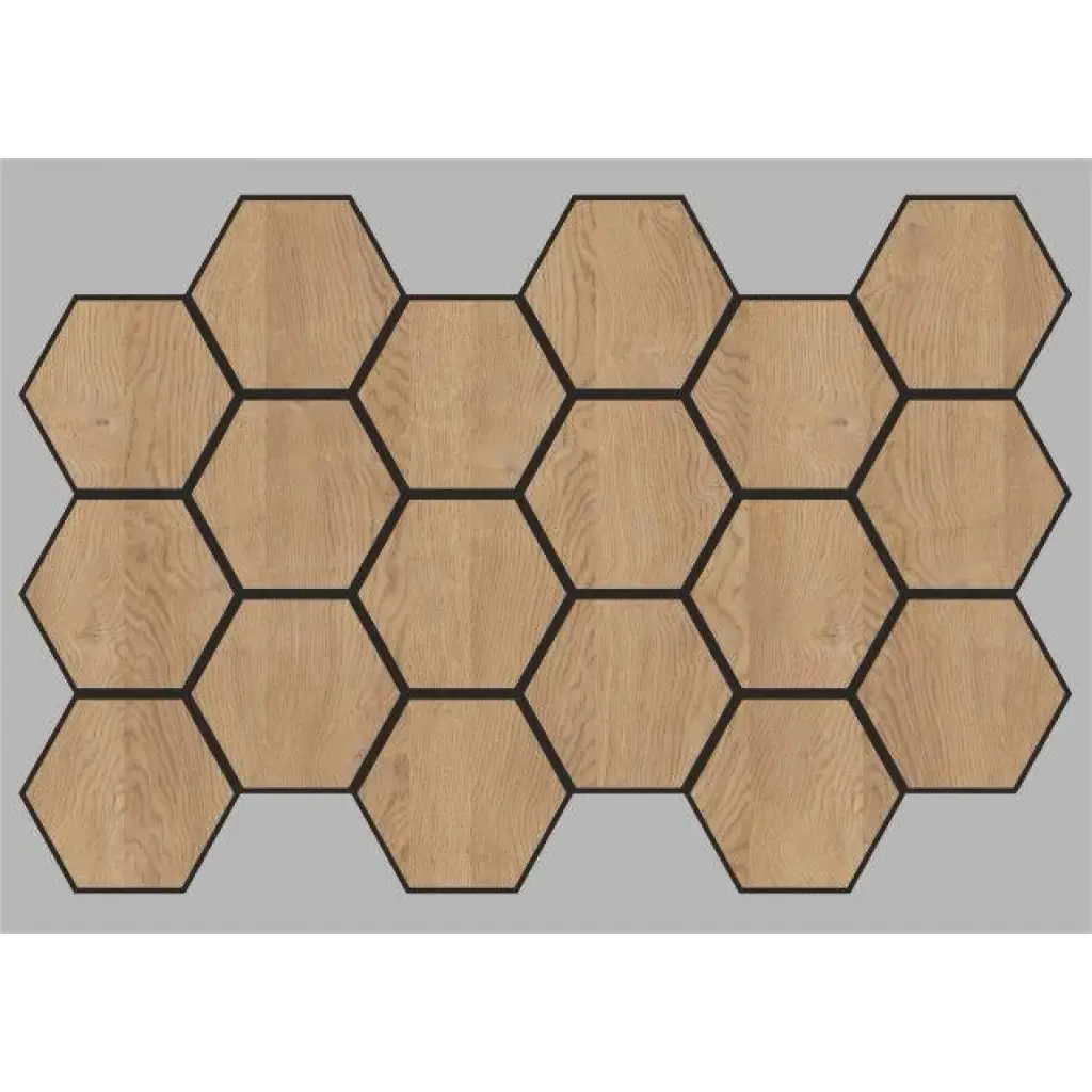 Jr.Hexagon Akustik Duvar Paneli Karina 55x87 cm