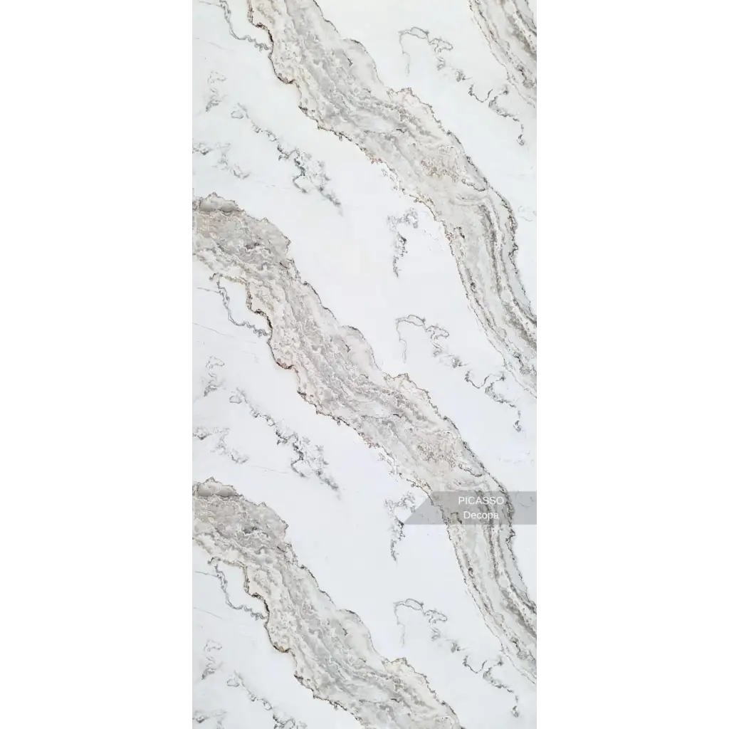 Picasso Mermer Desenli Pvc Duvar Paneli 122cmx244cm