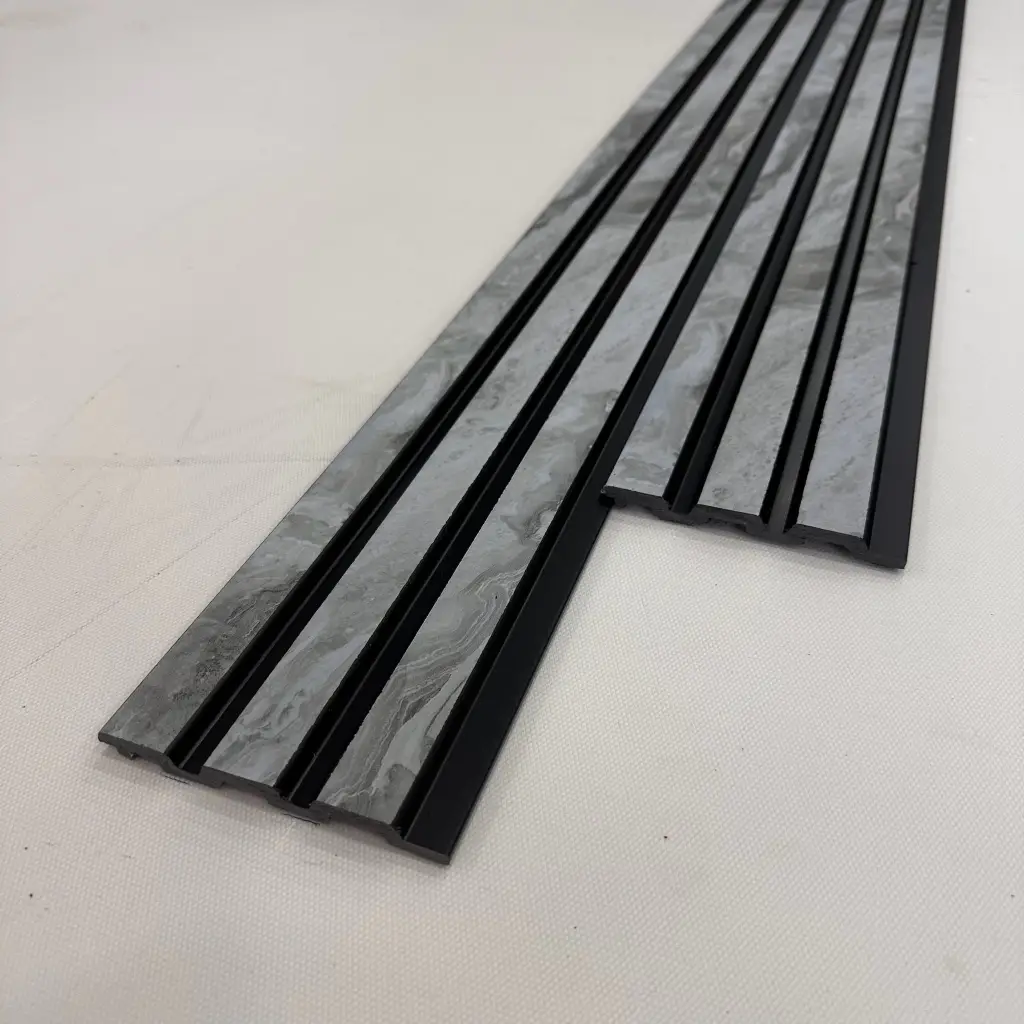 Siyah Mermer Polimer Duvar ve Tavan Paneli - 12mm