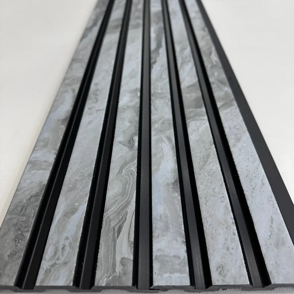 Siyah Mermer Polimer Duvar ve Tavan Paneli - 12mm