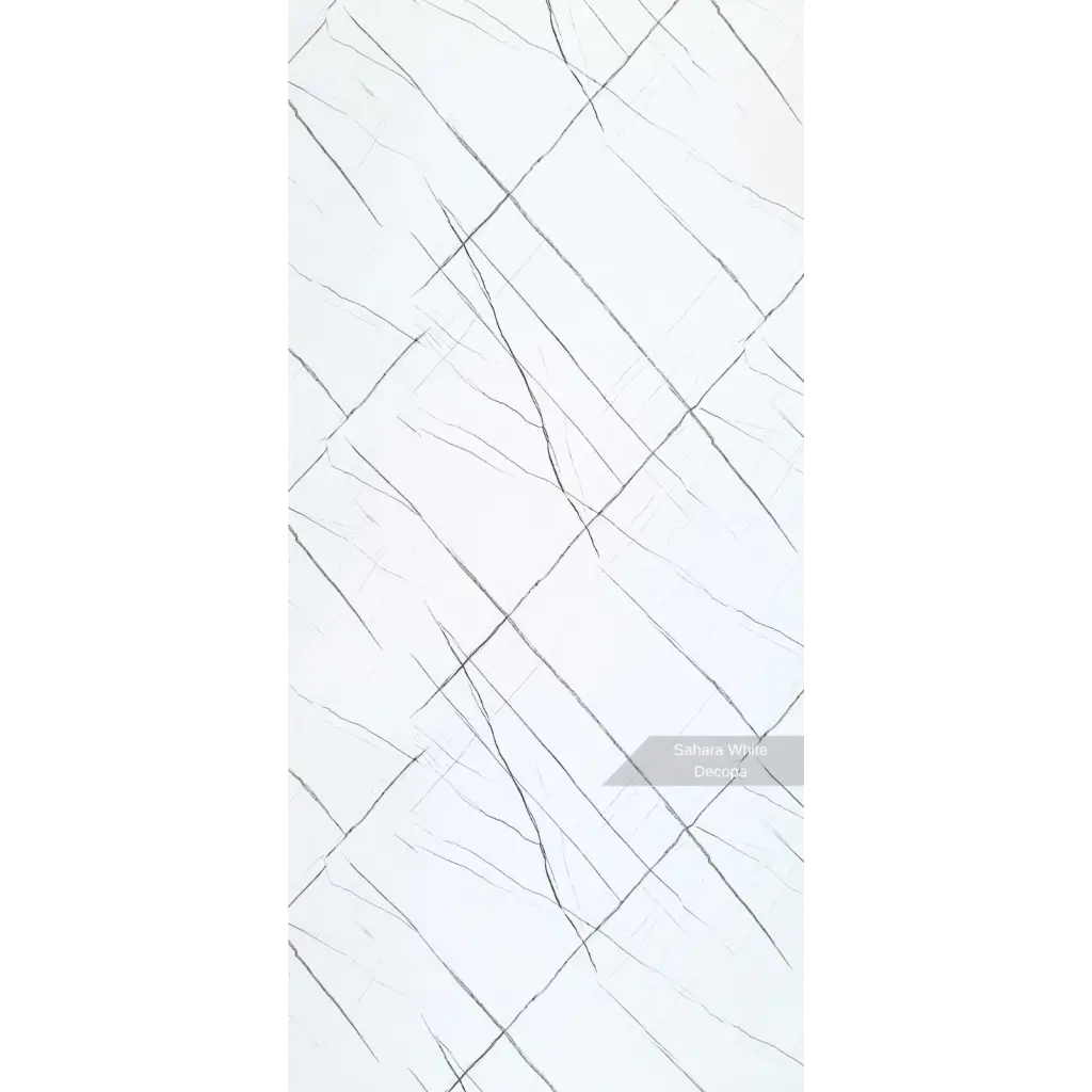 Sahara White Mermer Desenli Pvc Duvar Paneli 122cmx244cm