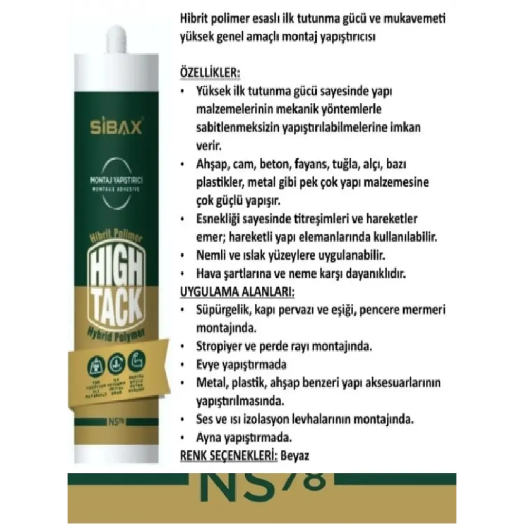 Panel Montaj Yapıştırıcısı (Tüm Ürünler İçin Uygundur)