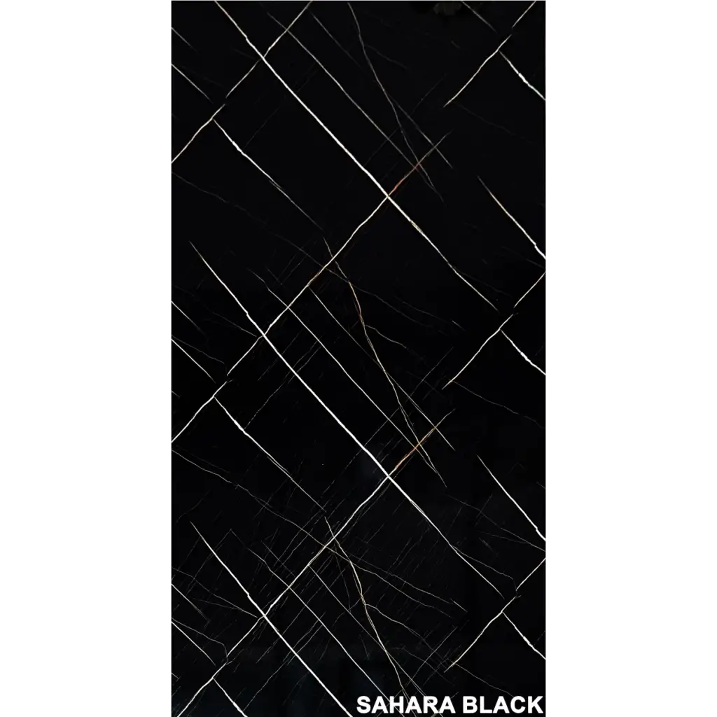 Sahara BlackMermer Desenli Pvc Duvar Paneli 122cmx244cm