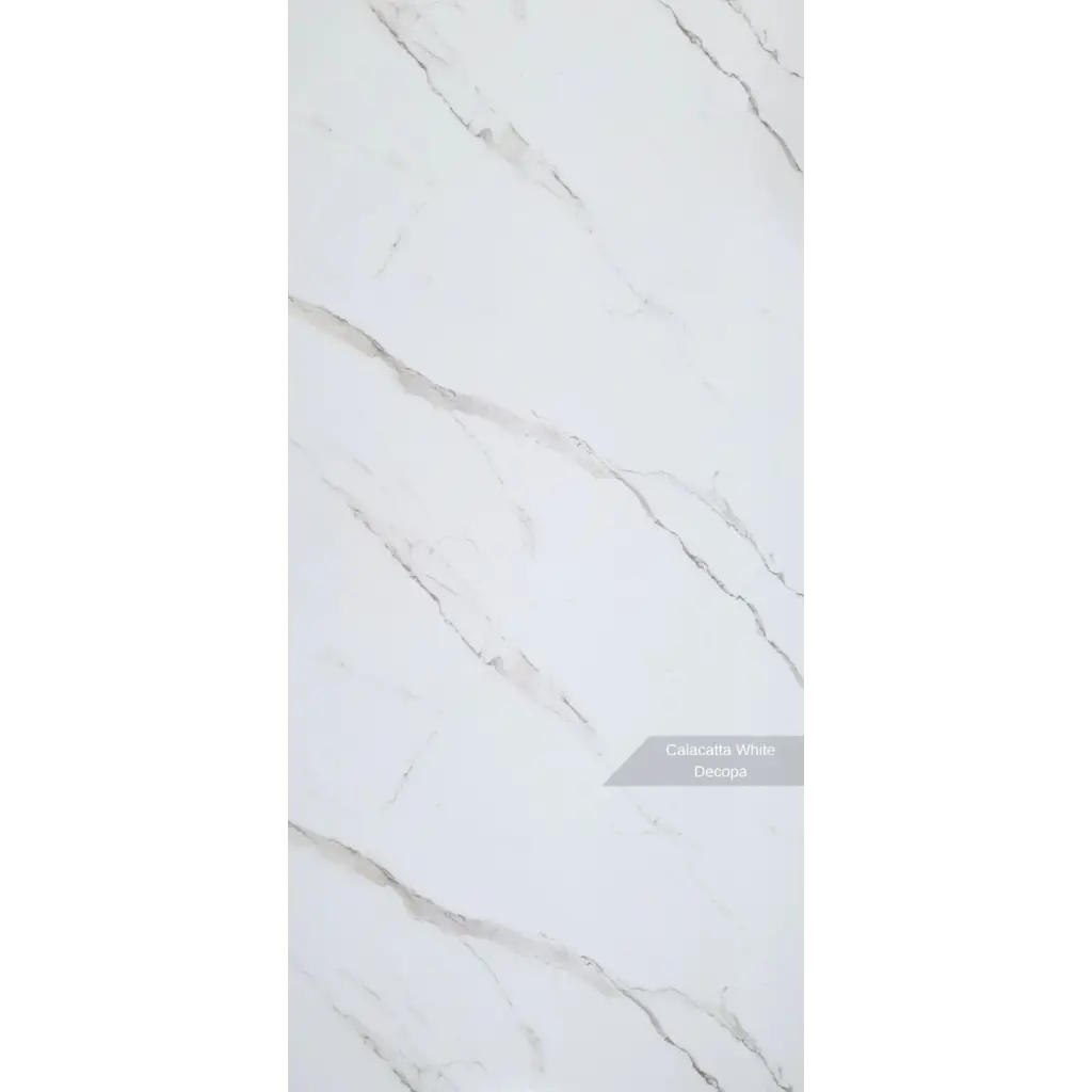 Calacatta White Mermer Desenli Pvc Duvar Paneli 122cmx244cm
