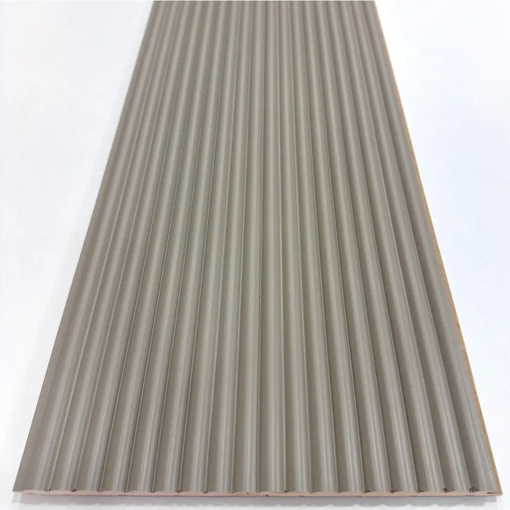 Serap Gri Wave Mdf Lambri Duvar Paneli 15cmx280cm