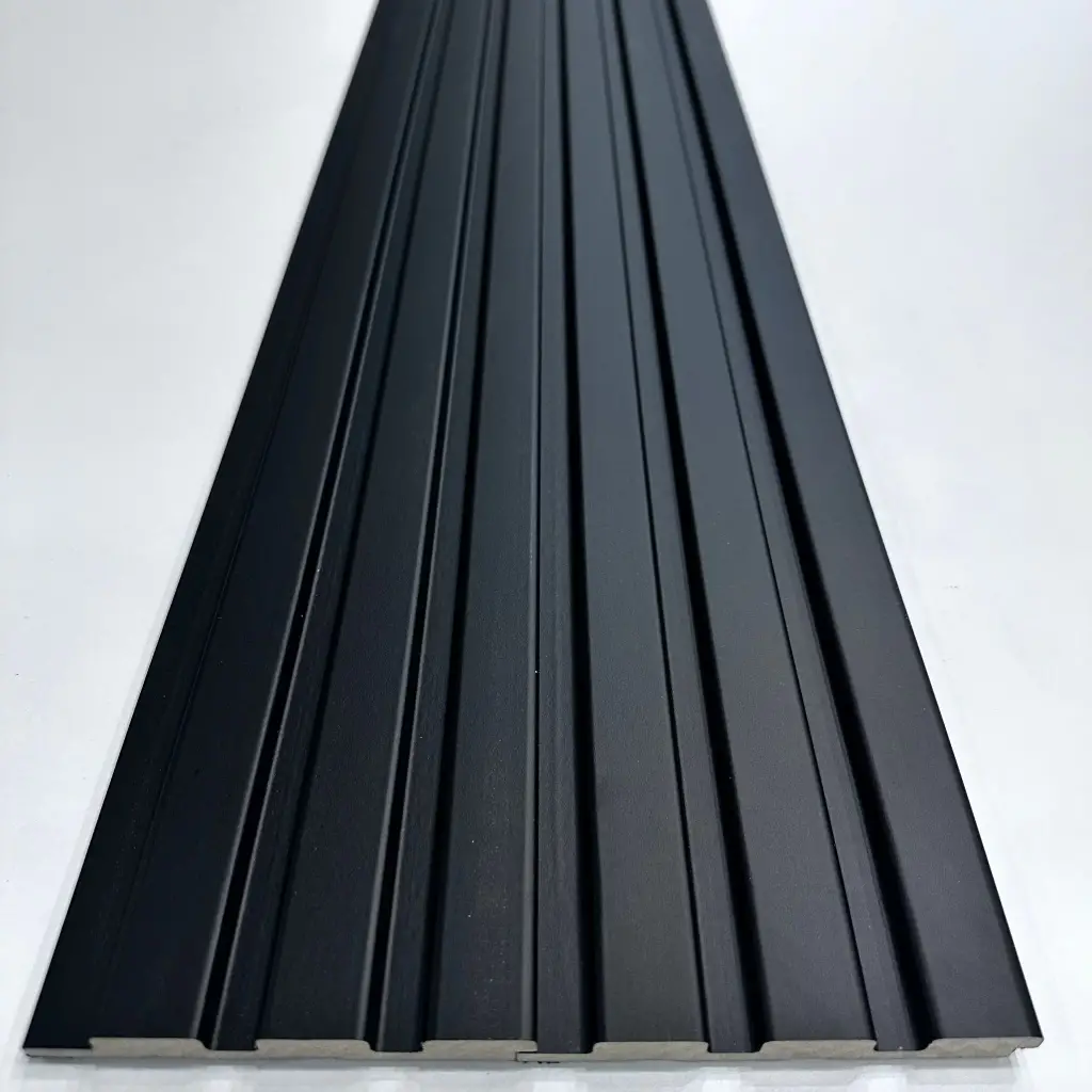 Siyah Mdf Duvar Lambri Panel 12cmx275cm (12mm)