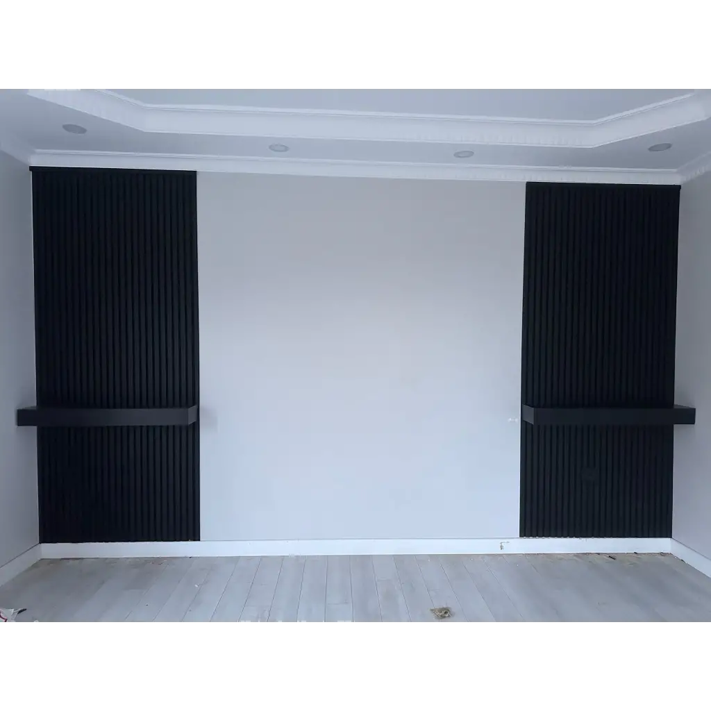 Siyah Slim Duvar Kaplama Paneli 100cmx280cm