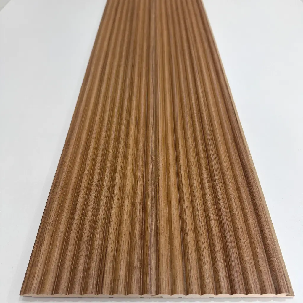 Teak Wave Mdf Lambri Duvar Paneli 15cmx280cm